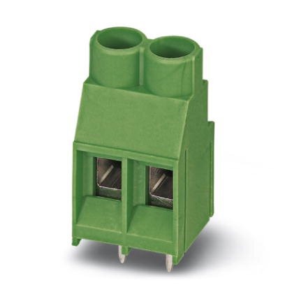 Phoenix Contact PCB Terminal Block; MKDS 5/ 3-6.35 BK; 3 Positions; 32A; 630V; #24 - 10; Screw w/ Tension Sleeve Connection; Black